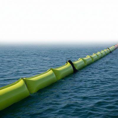 Надувные защитные боновые ограждения. Нефтесборные сооружения