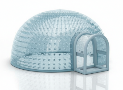 Надувная прозрачная палатка, шатер "Зорб SHELL"