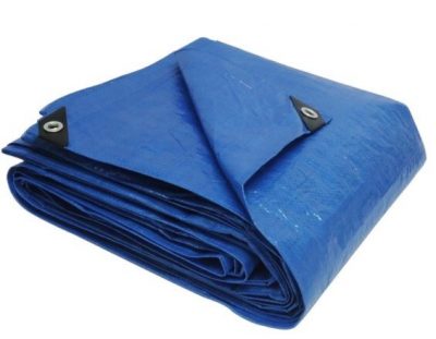 Тент - полог из тарпаулина цвет: синий