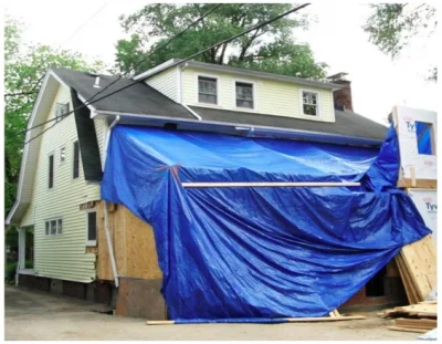 Тенты на крышу, укрытие кровли