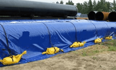 Тент укрытие для труб