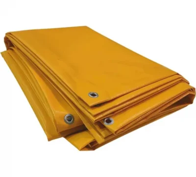 Автополог из ПВХ с отверстиями " карманом " под трубу, размер  3,5х4м по стороне 4,2м