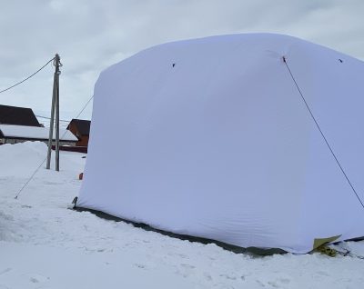 Бескаркасная палатка 14х6х5 м